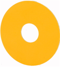 MOELLER 269580 SCHILD NOOD-UIT GEEL BLANCO