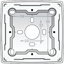 NIKO 101-77100 OPBOUWDOOS WHITE