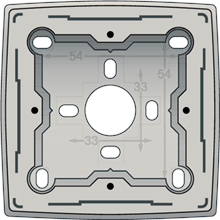 NIKO 102-77100 OPBOUWDOOS L.GREY