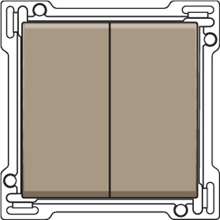 NIKO 123-61505 2X 1/2 TOETS BRONZE