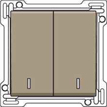 NIKO 123-61507 2X 1/2 TOETS LENS BRONZE