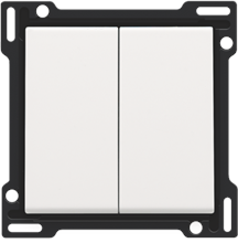 NIKO 154-61505 2X 1/2 TOETS WHITE STEEL