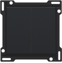 NIKO 161-61505 2X 1/2 TOETS BLACK STEEL