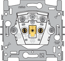 NIKO 170-31100 SOKKEL WANDCONTACTD 2P