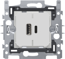 NIKO 420-00512 DUAL USB-A/C LADER KLAUW