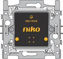 NIKO 550-14106 MUURPRINT ENKELV MET SOKKEL