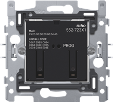 NIKO 552-72301 GECONNECT MOTORBEDIEN. ZIGBEE