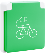 NIKO 701-36670 FIETSOPLAADPUNT WHITE