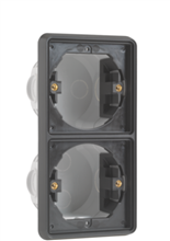 NIKO 761-74000 INBOUWKADER 2X VERTICAAL