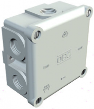 OBO 2002167 KABELDOOS B10 M LEEG GRIJS