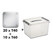 OBO 2006980 COLLI KABELDOOS T40+T60 GRIJS