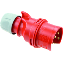 PCE 102224 STEKKER IP44 5P 32A 380V