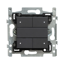 QBUS SWC04/122 SCHAK 4-TOETS ANTRACIET 122