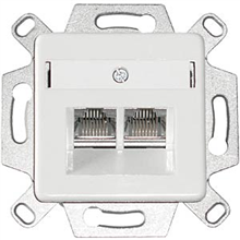 REXEL LUXEMBOURG 435060 2X RJ45 CAT6 CSD 2/8-K FUER BO