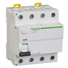 SCHNEIDER ELECTRIC A9R22440 IID 4P 40A 100MA A-TYPE