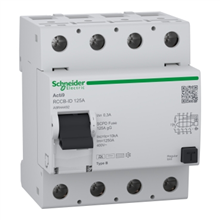 SCHNEIDER ELECTRIC A9R44492 ACTI9 RCCB-ID 4P 125A 300MA B