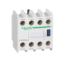 SCHNEIDER ELECTRIC LADN22 HULPCONTACT 2S+2O FRONTAAL