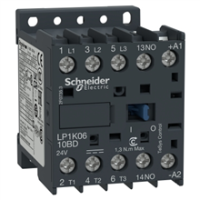 SCHNEIDER ELECTRIC LP1K0610BD MINI CONTACT 6A 3P+1S 24DC