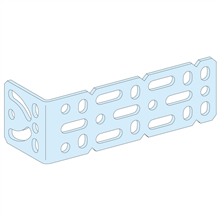 SCHNEIDER ELECTRIC LVS03581 PRISMA P UNI. HOEKBEUGELS (1 S