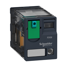 SCHNEIDER ELECTRIC RXM2AB2BD MINIATUURRELAIS 2CO 12A LED 24