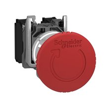 SCHNEIDER ELECTRIC XB4BS8442 NOODSTOPKNOP RD T-T-R 40 MMEN