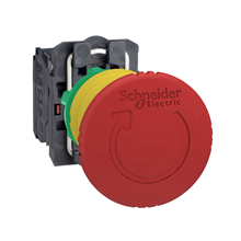 SCHNEIDER ELECTRIC XB5AS8444 NOODSTOPKNOP RD T-T-R 40 MM