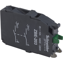 SCHNEIDER ELECTRIC ZBE203 CONTACT ELEMENT 2X S NIEUW