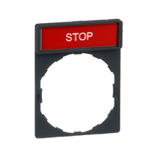 SCHNEIDER ELECTRIC ZBY2304 ETIKETHOUD STOP 30X40