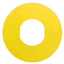 SCHNEIDER ELECTRIC ZBY9101 ETIKET D60 GEEL Z TEKST