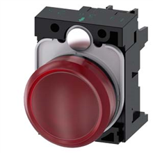 SIEMENS 3SU1102-6AA20-1AA0 SIGNAALLAMP ROOD