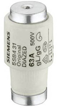 SIEMENS 5SB4311 D-FUSE DIII 63A GG 500V AC