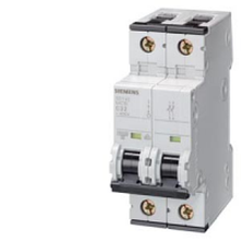 SIEMENS 5SY4201-7 AUT LS 63 2P 1A C 10KA