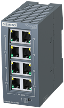 SIEMENS 6GK5008-0BA10-1AB2 SCALACE XB008 UNMANAGED IND ET