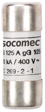 SOCOMEC 60120002 CYL HOV ZEKERING GR 10X38 G