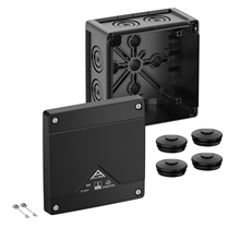 SPELSBERG 40600001 AFTAKDOOS IP69 ZWART LEEG 62