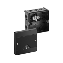 SPELSBERG 80400001 AFTAKDOOS IP66 ZWART LEEG 42