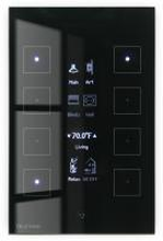 TELETASK-DOMOTICA TDS12022BL TOUCHPANEL+ DISPLAY AURUS 8 ZW