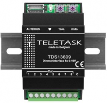 TELETASK-DOMOTICA TDS13609 DIMMERINTERFACE 8 UITG.0-10V