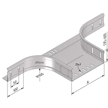 TRAYCO 10083 KABELBAAN AFTAKSTUK 15CM SDZ