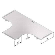 TRAYCO 10112 KABELB DEKSEL T-STUK 10CM SDZ