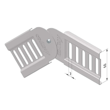 TRAYCO 10186 KABELBAAN VERTIKALE SCHARNIER