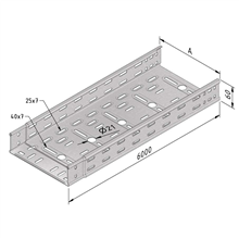 TRAYCO 11526 KABELG.PERF.H60XB100XL6M SENDZ