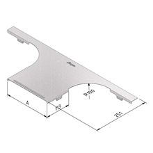 TRAYCO 12369 KABELBAAN DEKSEL AFTAKSTUK