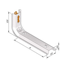 TRAYCO 17014 L-BEUGEL OMEGA CLIPSBAAR