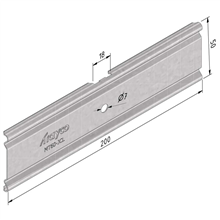 TRAYCO 17459 DRAADGOOT KOPPELPLAAT CLIPS