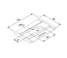 TRAYCO 17461 DRAADGOOT FIXATIEKLEM