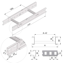 TRAYCO 18476 KABELLADDER H60 B200 L6M ULTRA