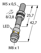 TURCK 4608640 INDUCT SENSOR DC