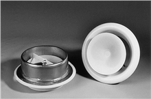 UBBINK 188050 TOEVOERVENT. MET.125 INCL.HULS