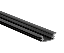 UNIBRIGHT L695F0B PROFIEL ZWART S-LINE FLAT RECE